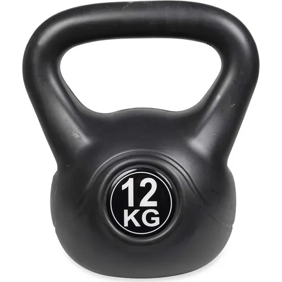 ASG Kettlebell 12 kg i plastik – Ideel til hjemmetræning