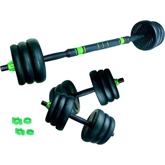 ASG Justerbart Vægtsæt 15 kg Sort/Grøn