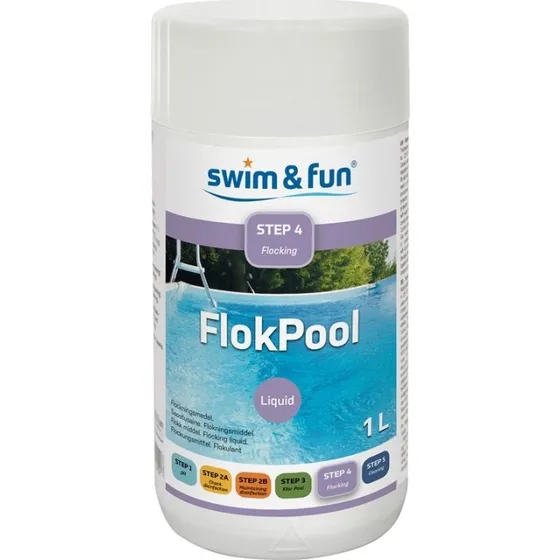 FlokPool 1 liter - Flokkuleringsmiddel til klart poolvand