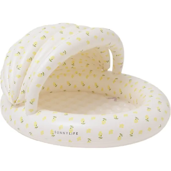 SUNNYLIFE Buddy Shark oppustelig babypool (120×100×77 cm, 31L)