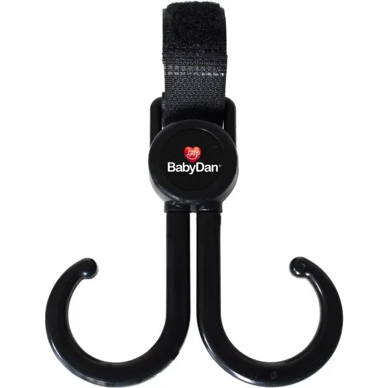 BabyDan Dobbeltbarnevognskrog, Sort