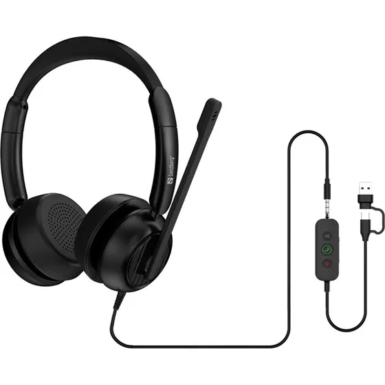 Sandberg 3in1 Office Headset Pro ENC, Sort