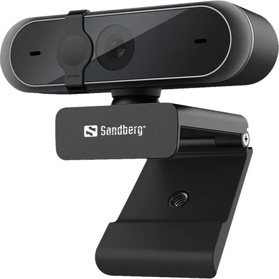 Sandberg USB Webcam Pro 1080p med Stereomikrofon - Sort