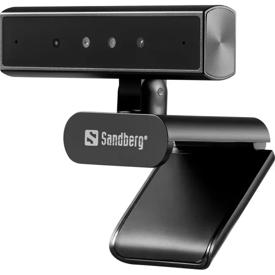 Sandberg Face-ID Mini Pro Webcam 5MP USB-C Sort