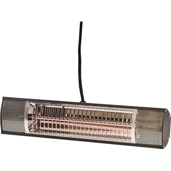 Hortus Terrassevarmer Væg 1500W Gold Tube Antracit