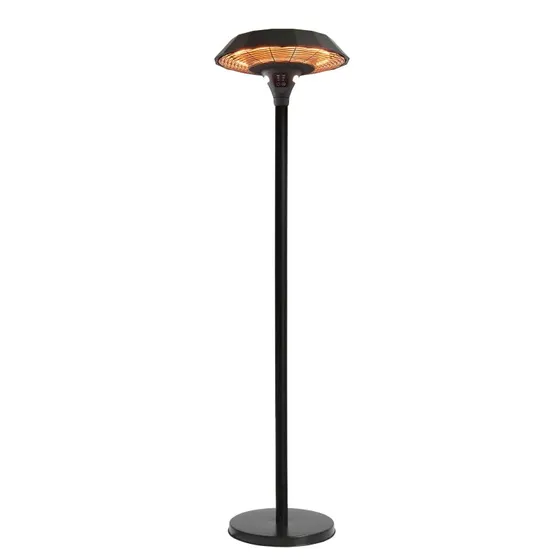 Hortus UFO Gulvterrassevarmer 800/1300/2100 W Remote, Sort