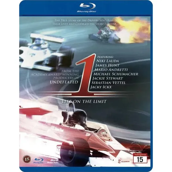 1: Life On The Limit – F1s historie på Blu-ray