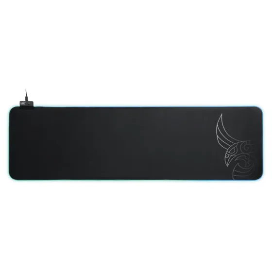 L33T Asar Bardagi RGB Gaming Mousepad XXL, sort, 92x29,4 cm