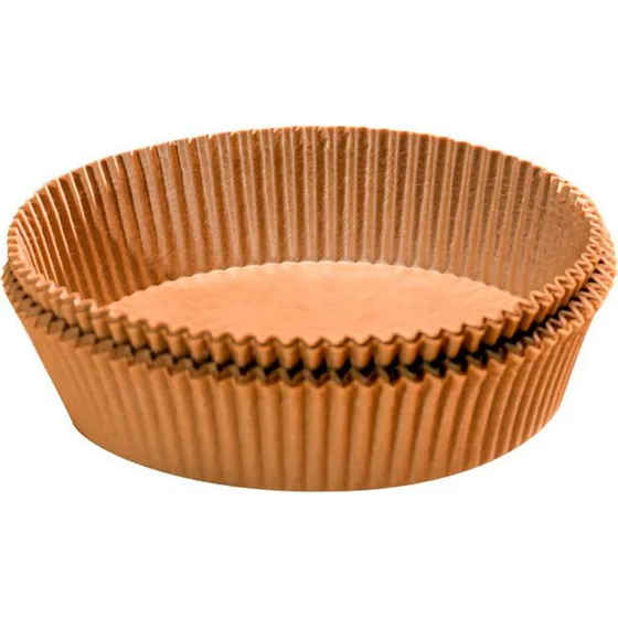 Nordic Quality 50-pack Rundt Bagepapir til Airfryer (S)