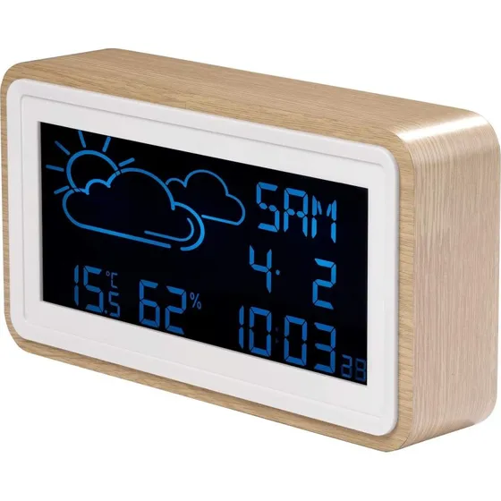 Denver WS-72 Vejrstation med Ur, Kalender og USB-opladning