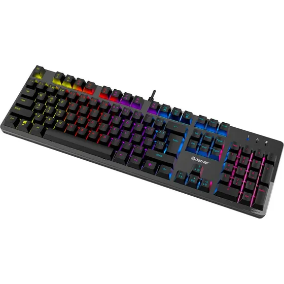 Denver GKK-330 Mekanisk Gaming Tastatur, Nordisk, Sort