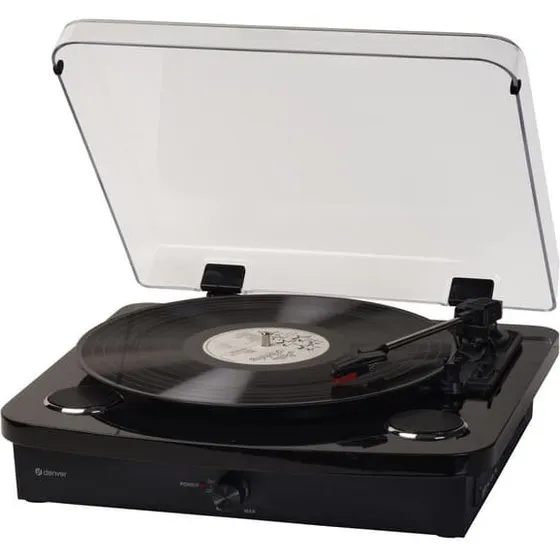Denver VPL-230 - Pladespiller med Bluetooth, USB, SD, sort
