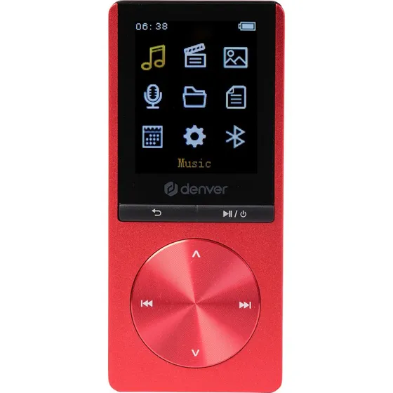 Denver MP-1820 Rød MP4/MP3 Afspiller med Bluetooth