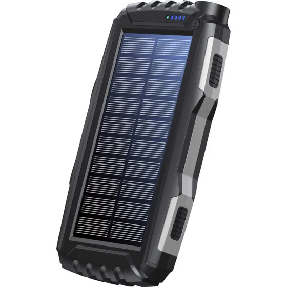 Denver PSO-20010 MK2 Solcelle Powerbank 20.000 mAh Sort