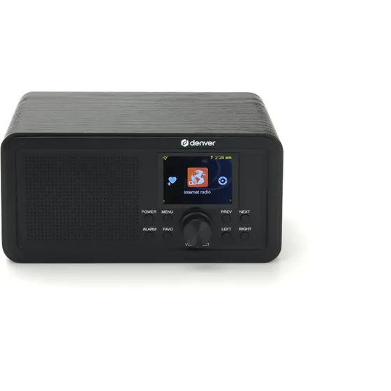 Denver DIR-200 DAB+/FM/Internet-radio med Bluetooth, Sort