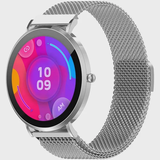 Denver SWC-394S Smartwatch 43 mm, Sølv, AMOLED