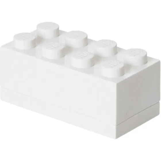LEGO Mini Box 8 Hvid Opbevaringskasse