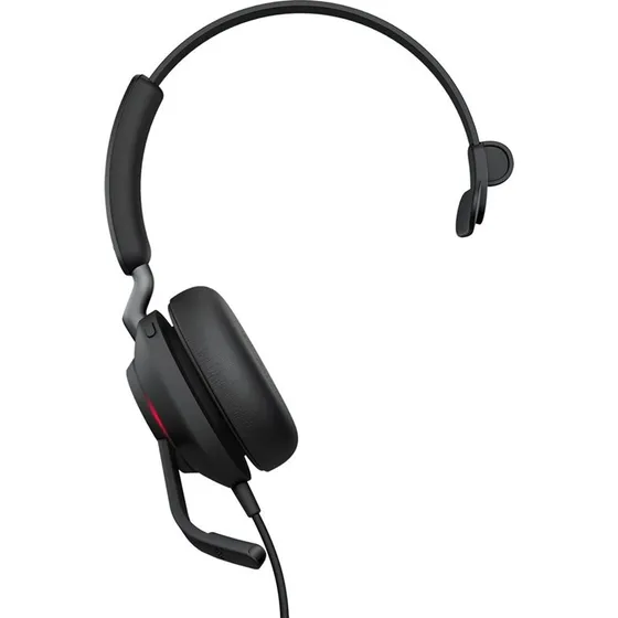 Jabra Evolve2 40 SE UC Mono Kablet Høretelefoner Sort