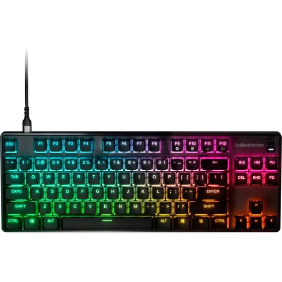 SteelSeries Apex 9 TKL Mekanisk Gaming Tastatur, Sort, RGB