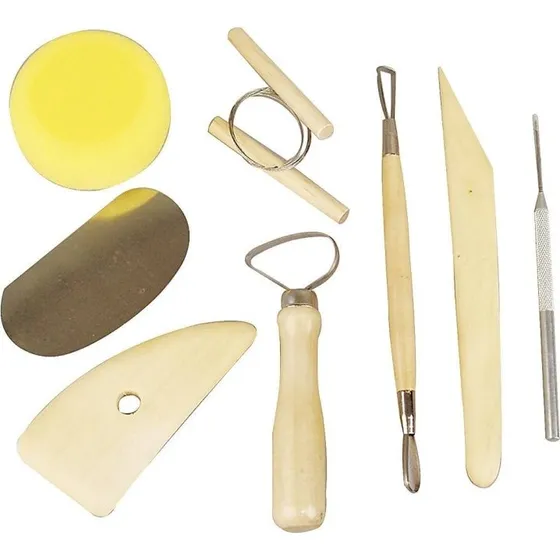 Creativ Company Modeling Tool Set 8 pcs. – DIY Keramikværktøjssæt