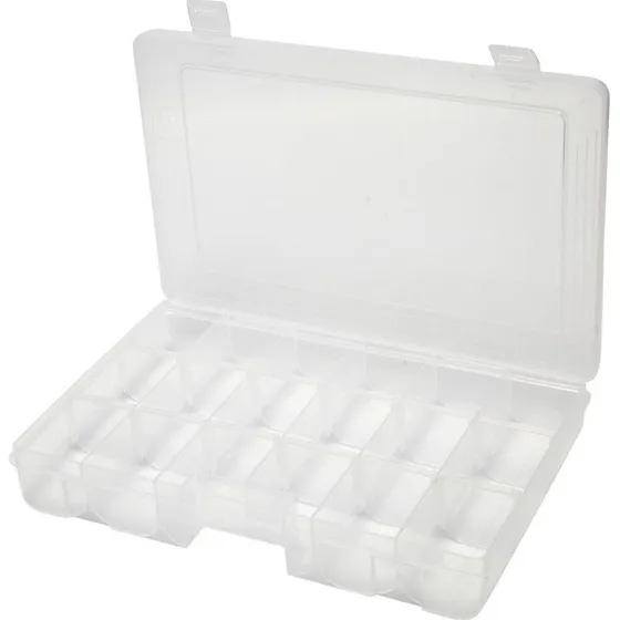 CC Hobby DIY Kit Opbevaringsboks 27x19 cm, 18 rum