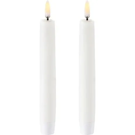 Uyuni LED Kronelys Hvid 2-pak 15,5 cm