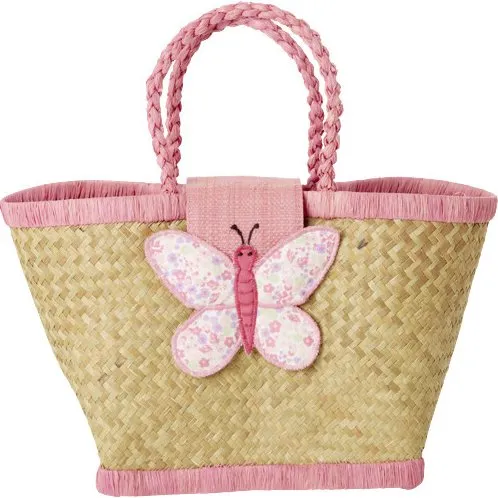 Rice KIBAG-BUTI Børnetaske med Sommerfuglelukning, 20x18x12 cm