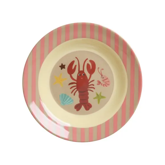Rice Melamine Børneskål Coral Ocean 250 ml