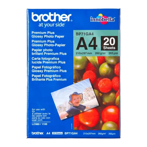 Brother Innobella Premium BP71GA4 A4 20 ark 260 g/m²