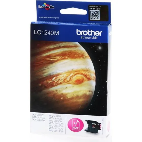 Brother LC-1240M Magenta Blækpatron (7,1 ml, 600 sider)
