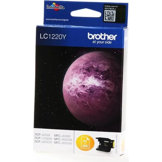 Brother LC1220Y Gul Blækpatron, 300 sider