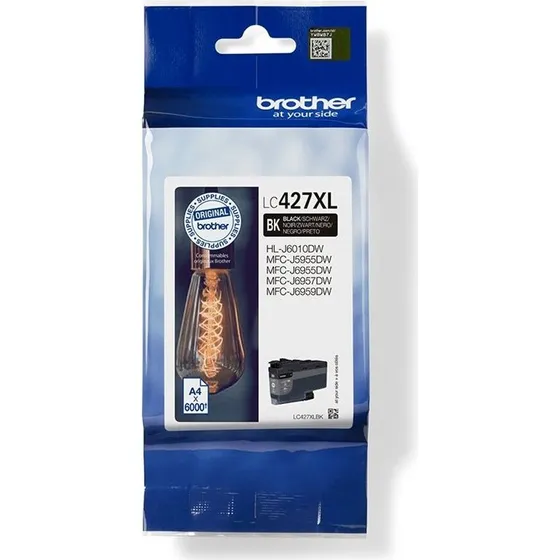 Brother LC427XLBK Sort Høj Kapacitet (6.000 sider)