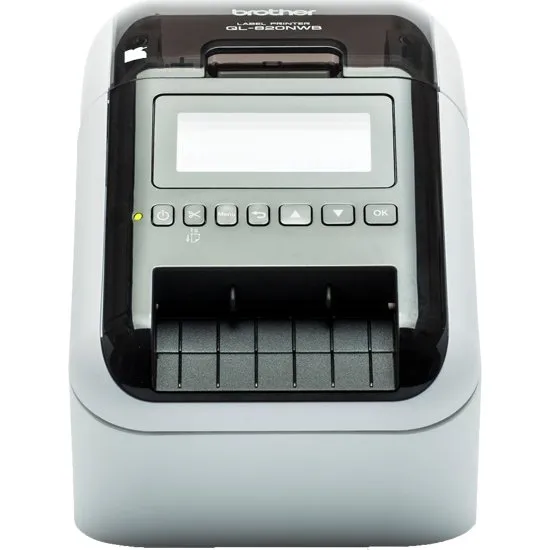 Brother QL-820NWBc Termisk Etiketprinter, Hvid, 6,2 cm