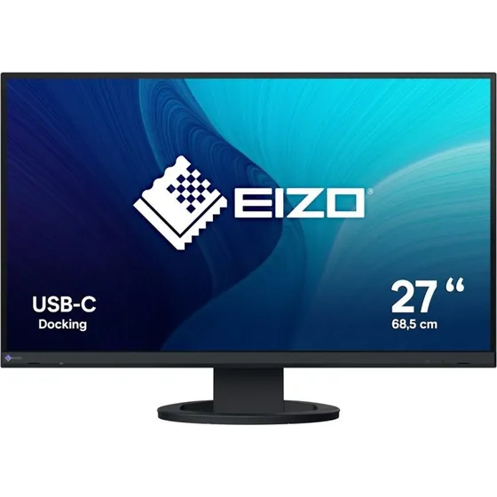EIZO FlexScan EV2720S 27" QHD IPS USB-C, sort