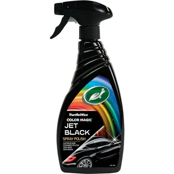 Turtle Wax Jet Black Spraypolering 500ml