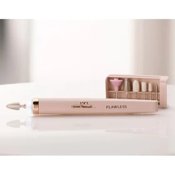 Finishing Touch Flawless Salon Nails Elektrisk Nagelfil – Professionel Manikyrsats