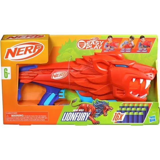 NERF Junior Wild Lionfury – 16 Skumpile (6+ år)