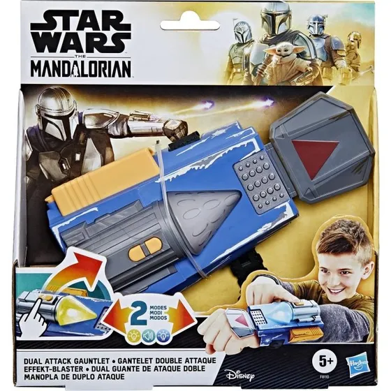 Star Wars The Mandalorian Dual Attack Gauntlet – Børnehandske med batteri (5 år+)