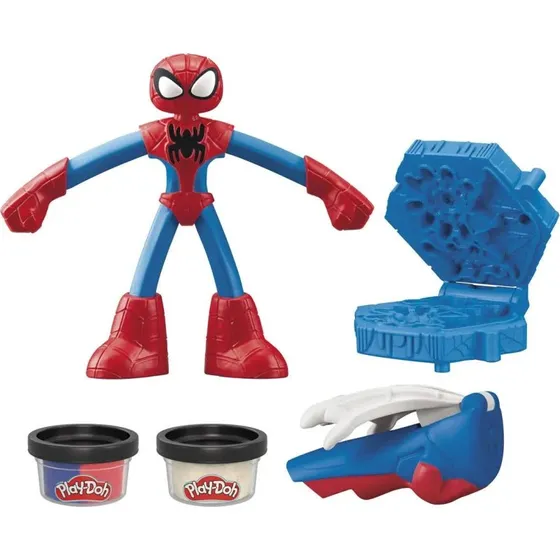 Play-Doh Marvel Spider-Man Thwip Squisher - Gul