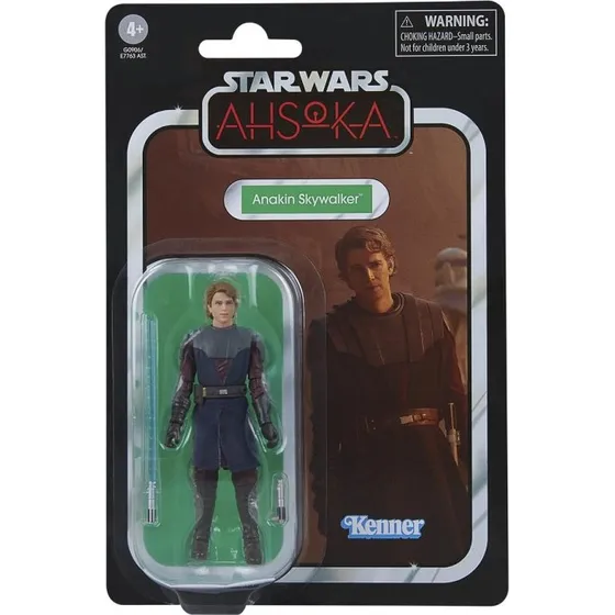 Star Wars The Vintage Collection Anakin Skywalker 9,5 cm, Lysværd og ubelyst hilt