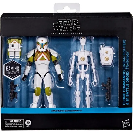 Star Wars The Black Series 6" Clone Commando & B1 Battle Droid 2-Pack