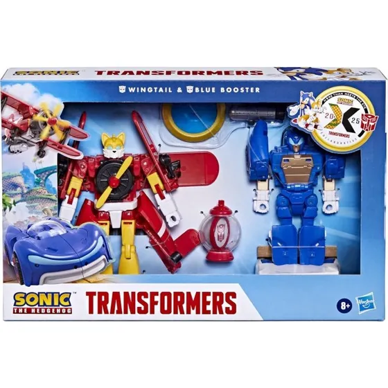 Transformers x Sonic the Hedgehog Wingtail & Blue Booster 12,7 cm
