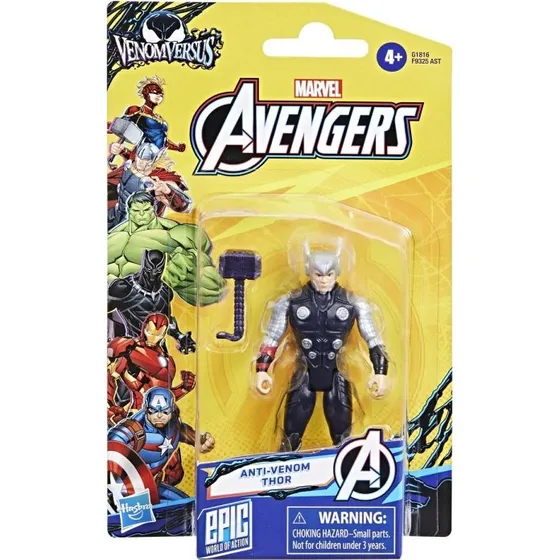 Hasbro Marvel Avengers Anti-Venom Thor 10 cm, Sort