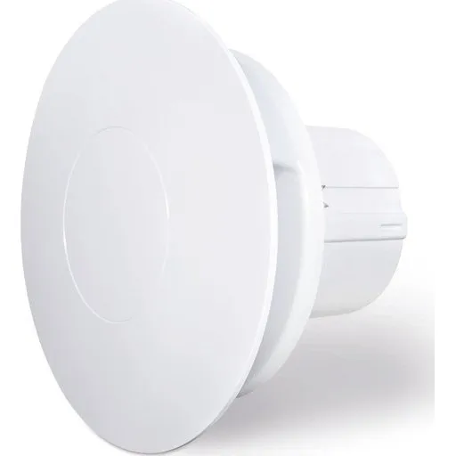 Nobø NHTR badventilator 100 mm, hvid, med fugtstyring og timer