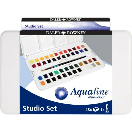 Daler-Rowney Aquafine Akvarell 48 Farver