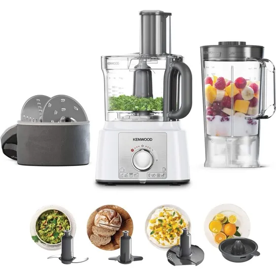 Kenwood FDP65.450WH Foodprocessor 1000W, 1,5L, Sort