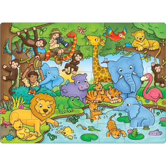 Orchard Toys Who's In The Jungle - Puslespil 25 pcs