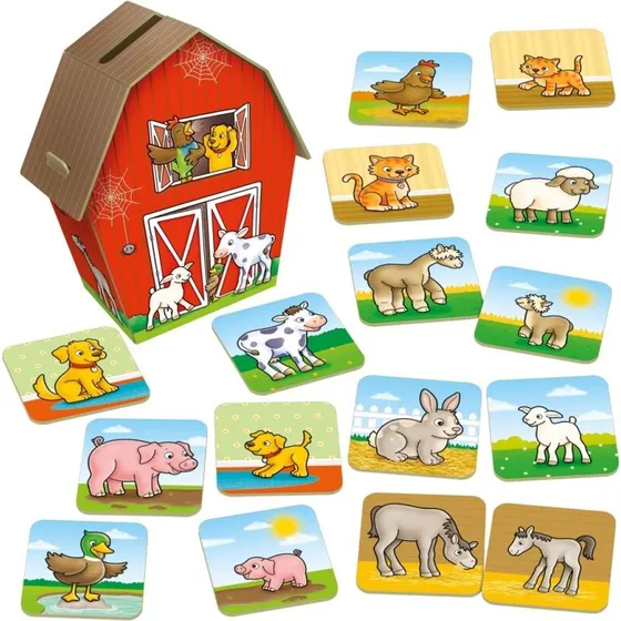 Orchard Toys Farmyard Families - 3D-bondegårdsdyrspil for 2+ år