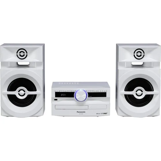 Panasonic SC-UX104EG-W Stereoanlæg med Bluetooth, 300W, Hvid