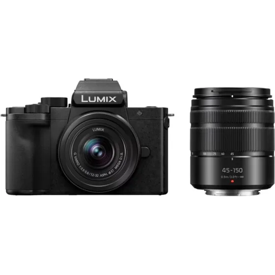 Panasonic Lumix DC-G100 + 12-32mm & 35-100mm objektiv